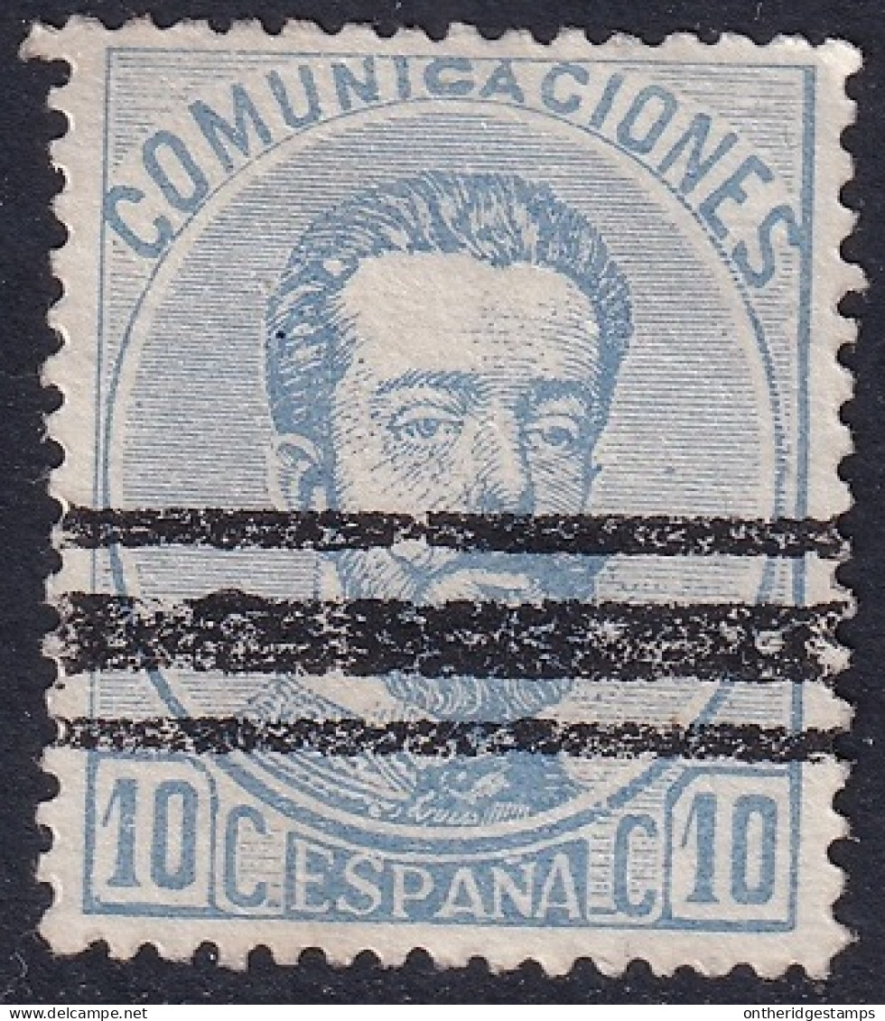 Spain 1873 Sc 181 España Ed 121 Bar (barrados) Cancel - Usados