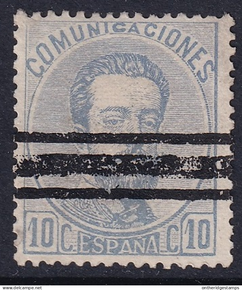 Spain 1873 Sc 181 España Ed 121 Bar (barrados) Cancel - Oblitérés