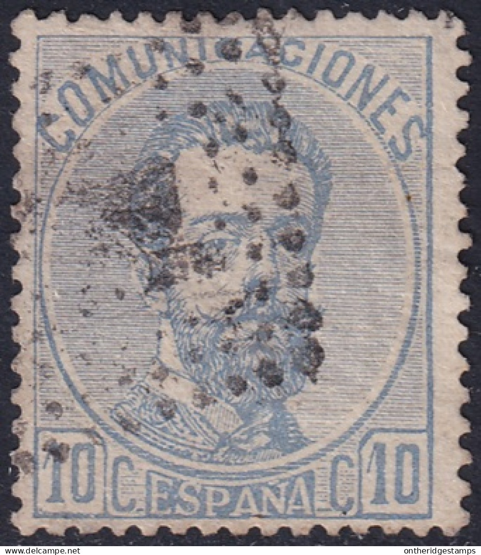 Spain 1873 Sc 181 España Ed 121 Used Rombo De Puntos Cancel - Usados