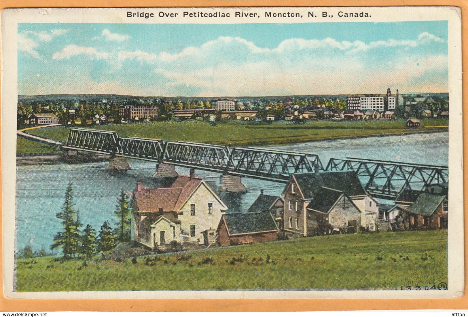 Moncton New Brunswick Canada Old Postcard - Andere & Zonder Classificatie