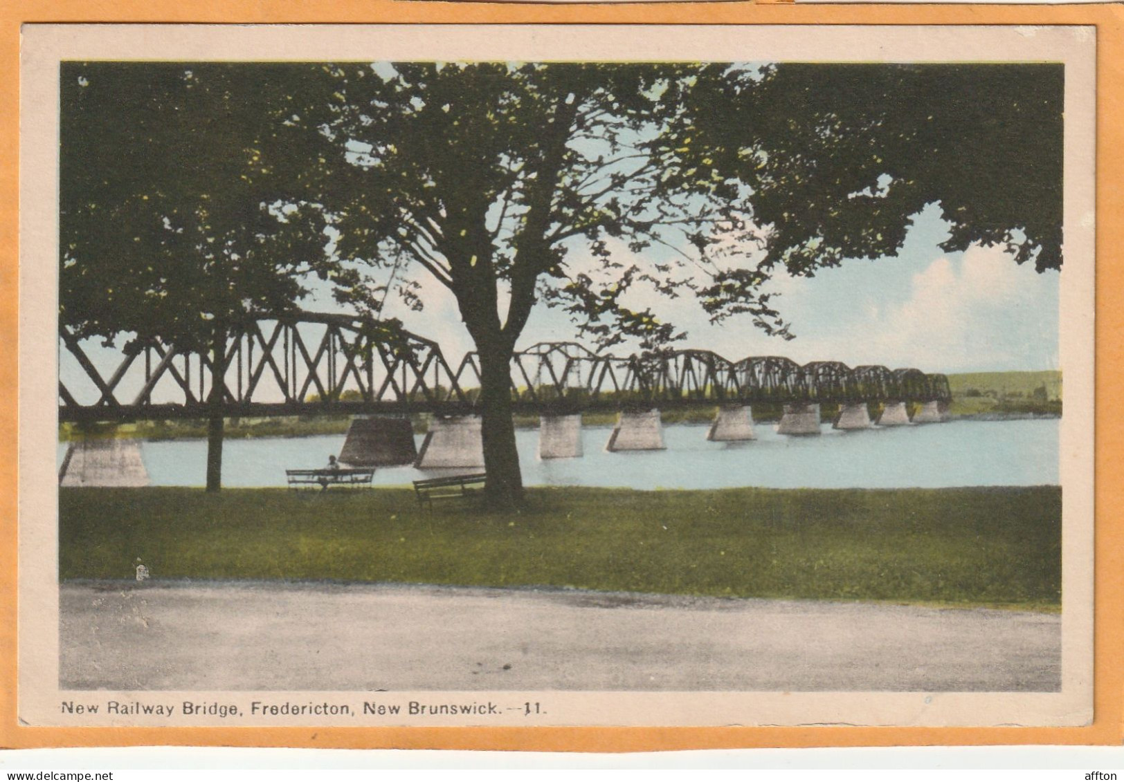 Fredericton New Brunswick Canada Old Postcard - Fredericton