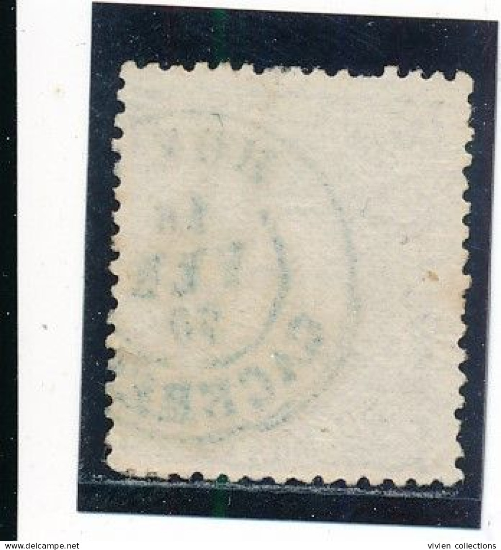 Espagne N° 107 Oblitéré Cachet Bleu De Hoyos Caceres Du 16 Février 1870 - Used Stamps