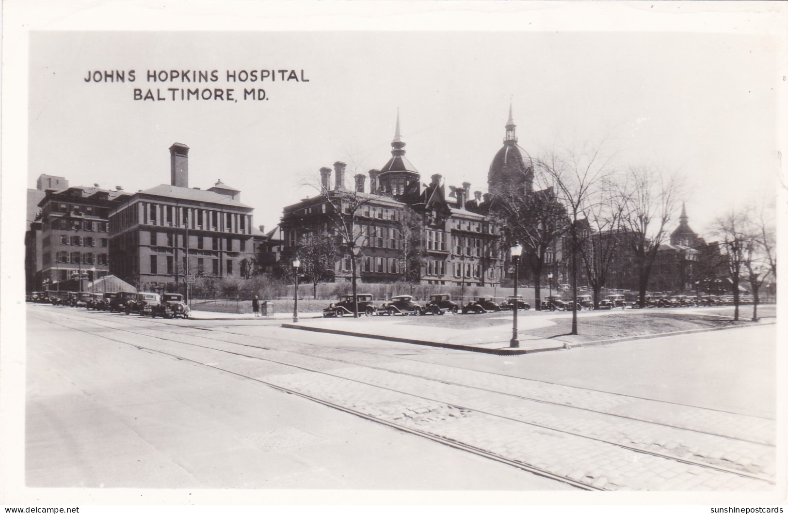 Maryland Baltimore Johns Hopkins Hospital Real Photo - Baltimore