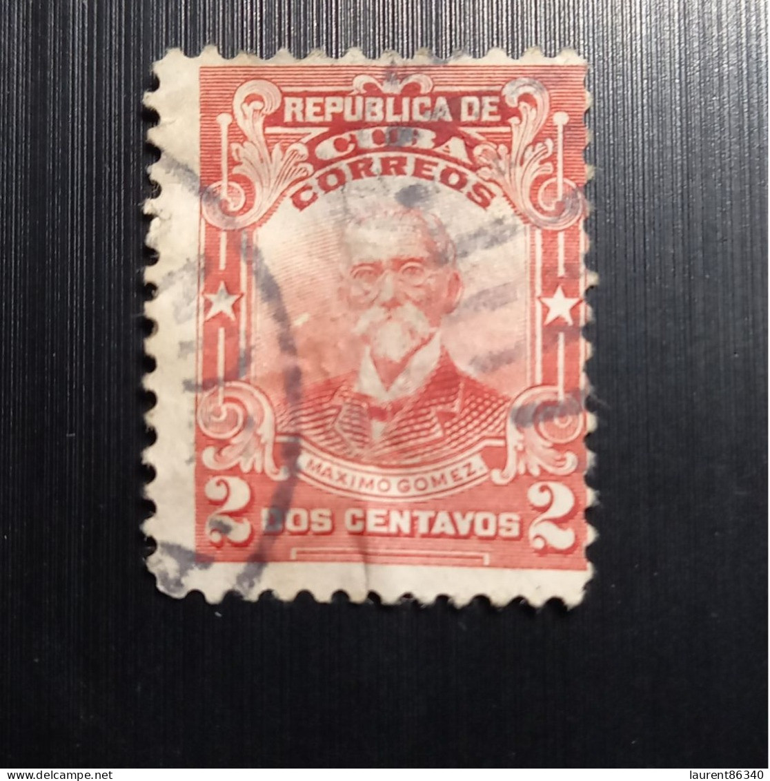 Cuba – Lot 4 Timbres Oblitérés, 1910 Politiciens, Militaires Révolutionnaires Patriotes - Used Stamps