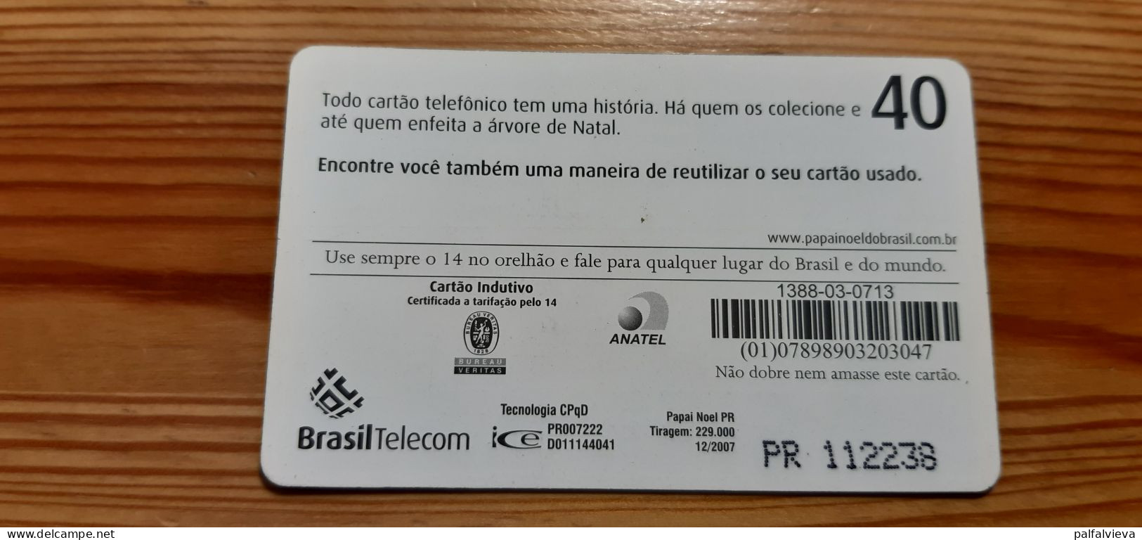 Phonecard Brazil - Christmas - Brasilien