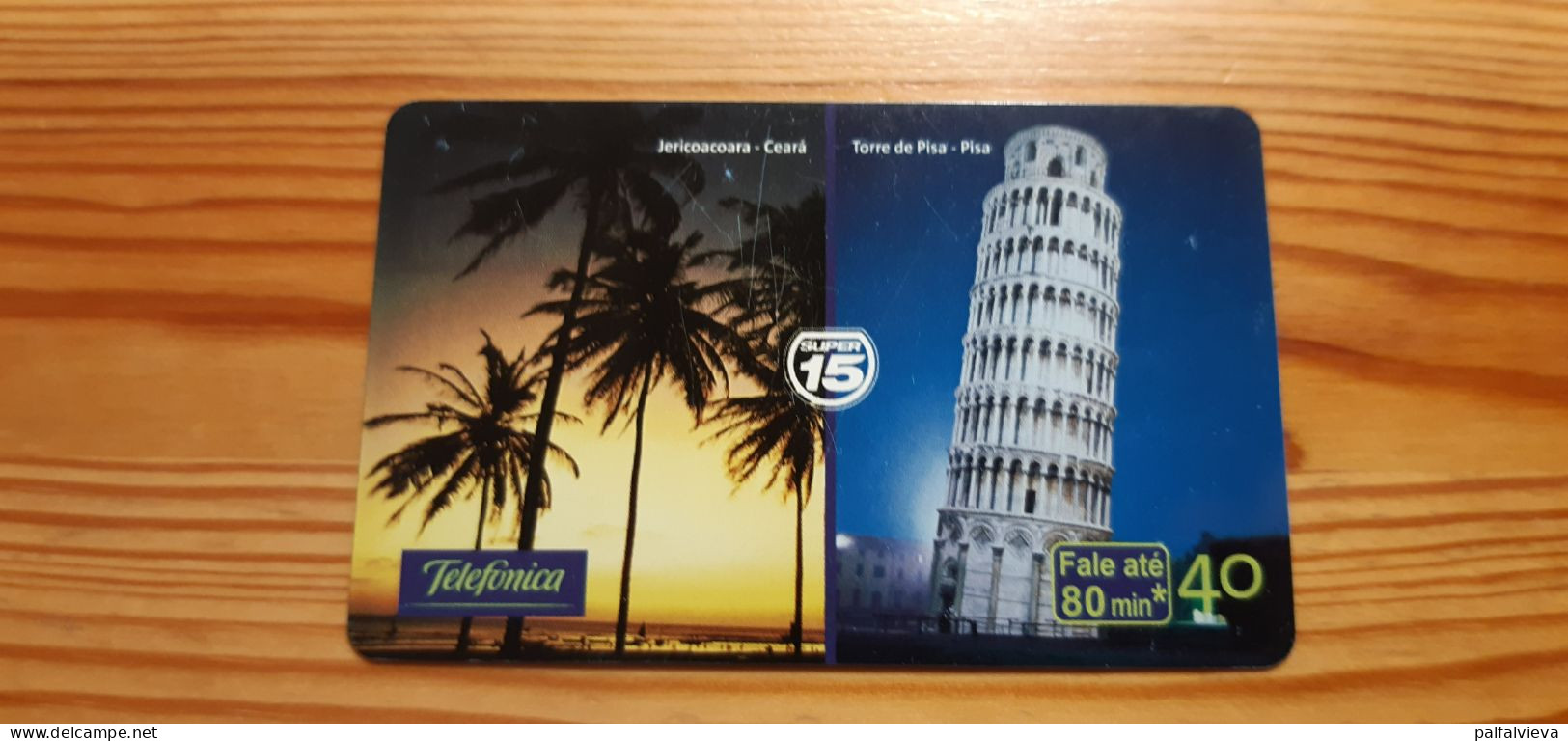 Phonecard Brazil - Pisa, Italy - Brasilien