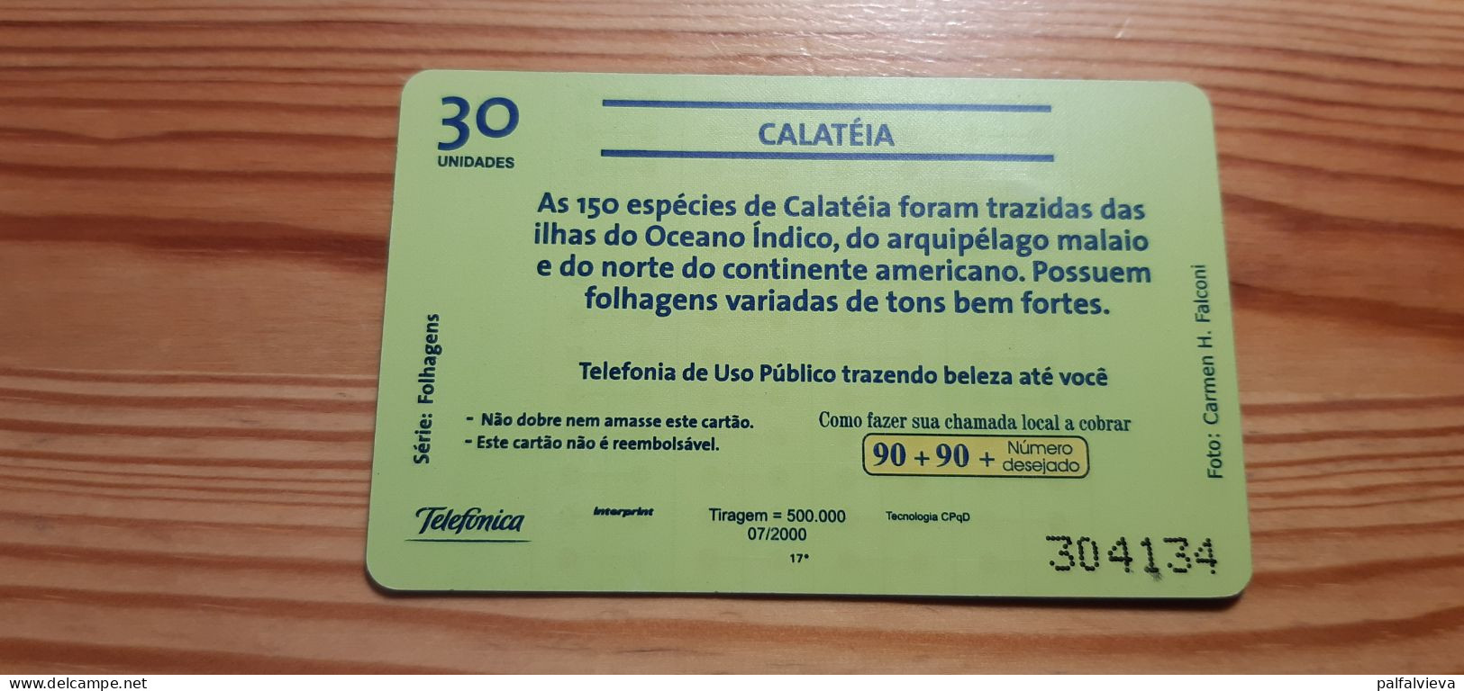 Phonecard Brazil - Flower - Brasilien