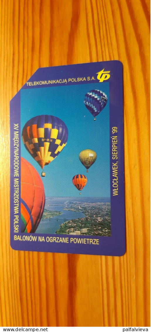 Phonecard Poland - Balloon - Pologne