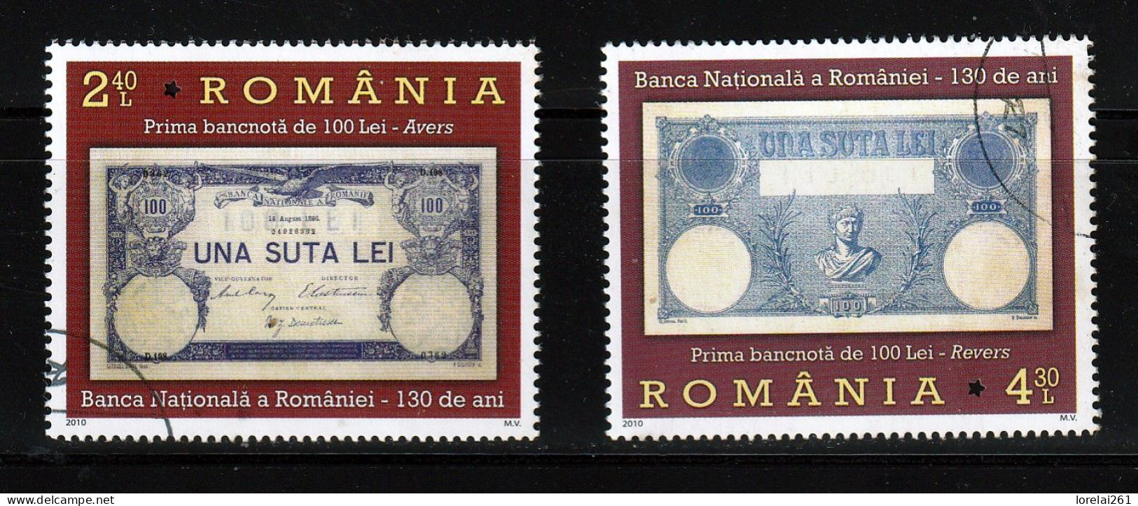 2010 - 130 Ans De La Banque Nationale Mi No 6464/6465 - Used Stamps