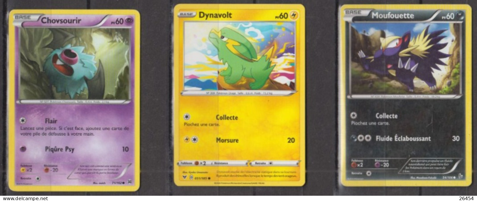 Lot De 15 Cartes POKEMON   " PV 60 Différentes "     Comme Neuves   Très Propres - Lots & Collections