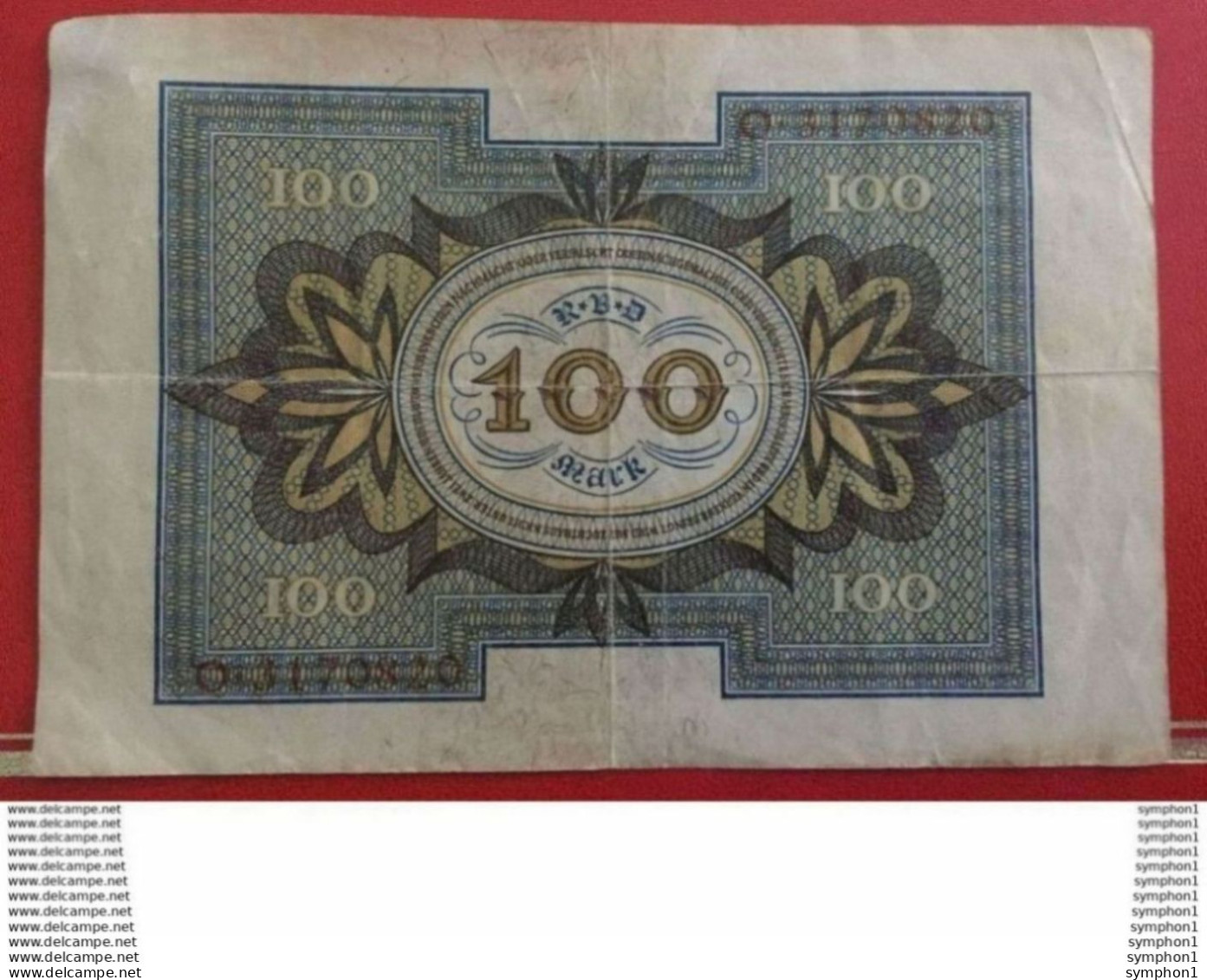 Billets Allemands De Collection De 1920, 1922 Et 1923 - 100000 Mark