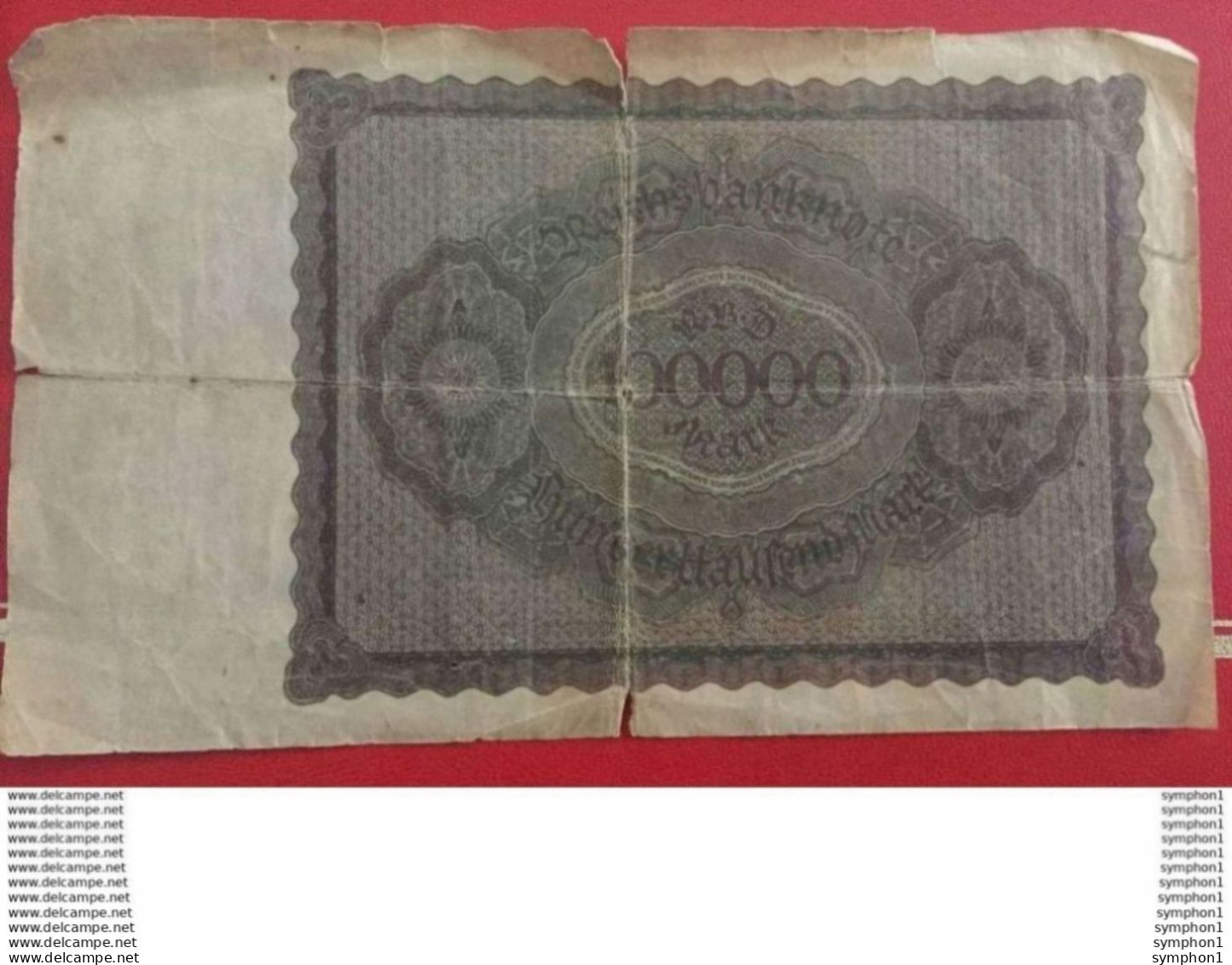 Billets Allemands De Collection De 1920, 1922 Et 1923 - 100.000 Mark