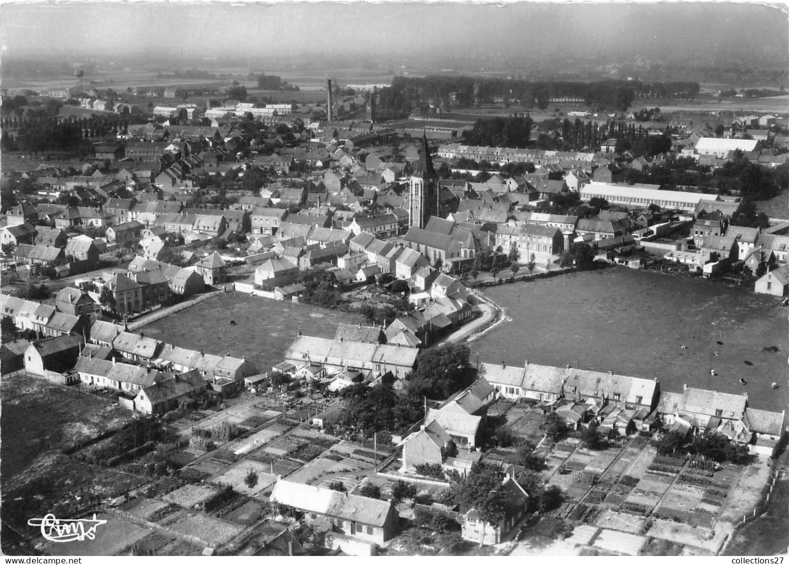 59-LERRS- VUE GENERALE AERIENNE - Autres & Non Classés