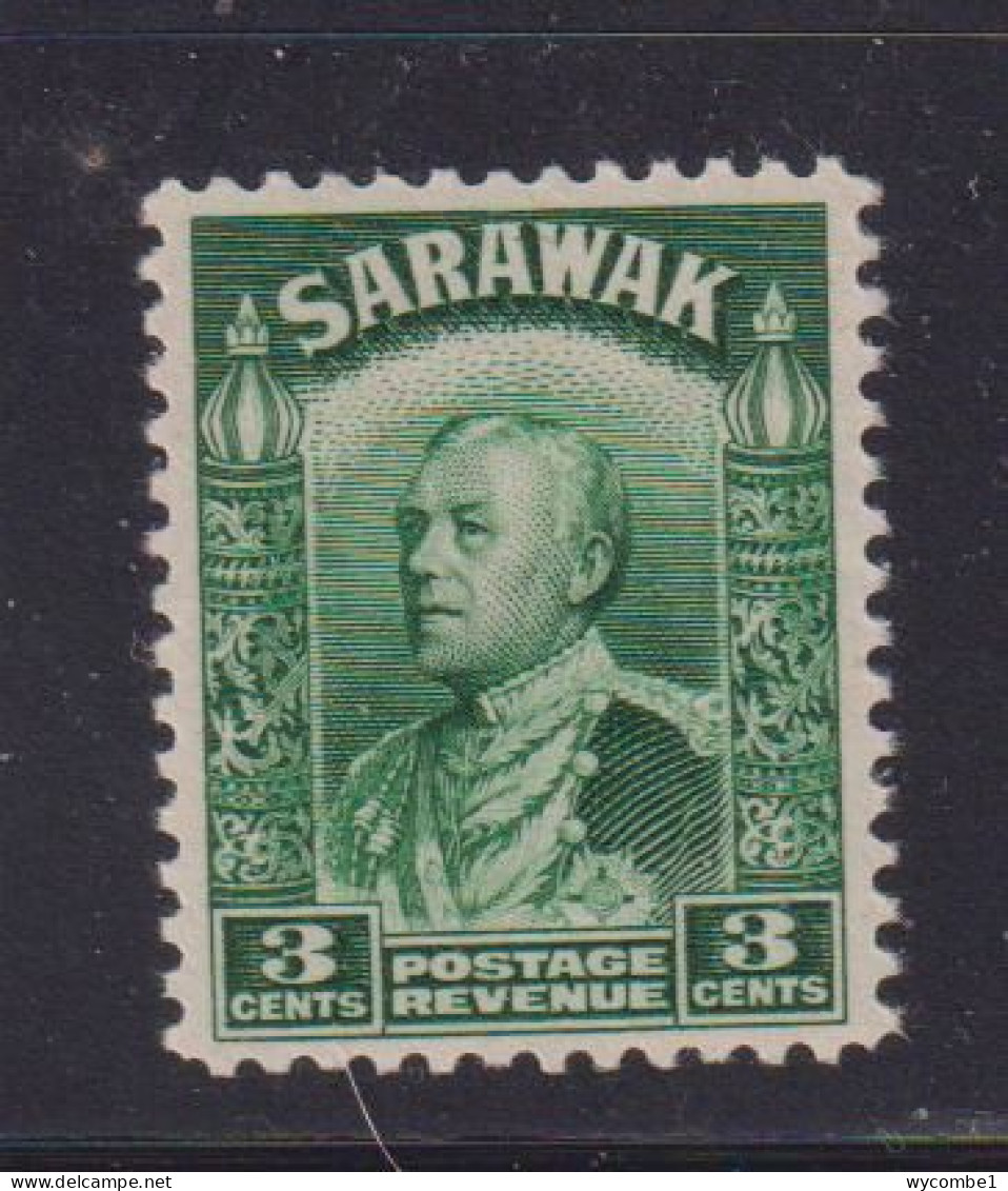 SARAWAK - 1934  Charles Brooke 3c  Never Hinged Mint - Sarawak (...-1963)