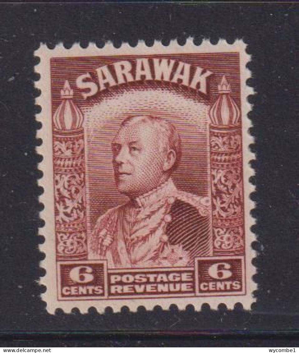 SARAWAK - 1934  Charles Brooke 6c  Never Hinged Mint - Sarawak (...-1963)