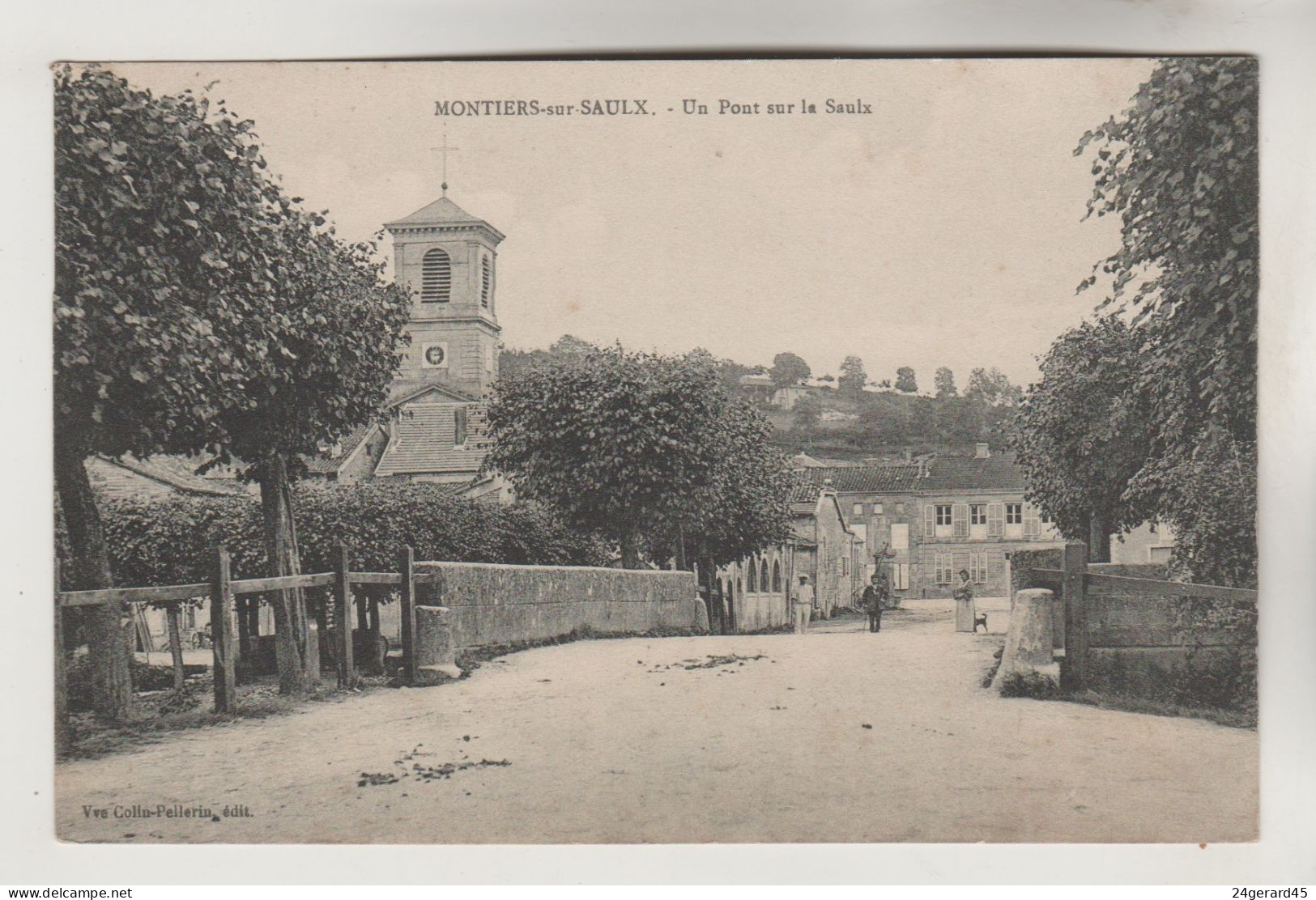 CPA MONTIERS SUR SAULX (Meuse) - Un Pont Sur La Saulx - Montiers Sur Saulx