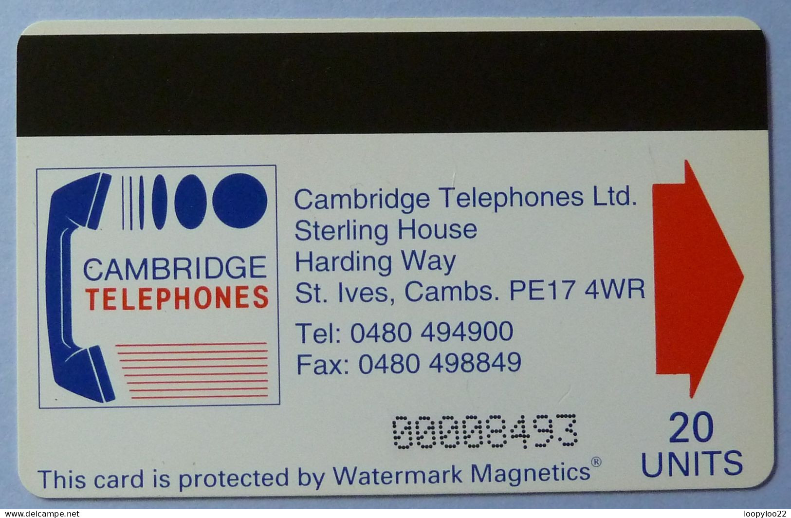 UK - Great Britain - Cambridge Telephones - YMCA - 20 Units - Otros & Sin Clasificación