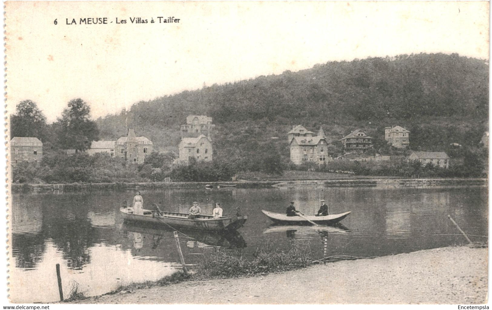 CPA  Carte Postale Belgique Tailfer  Les Villas  La Meuse VM69596 - Profondeville