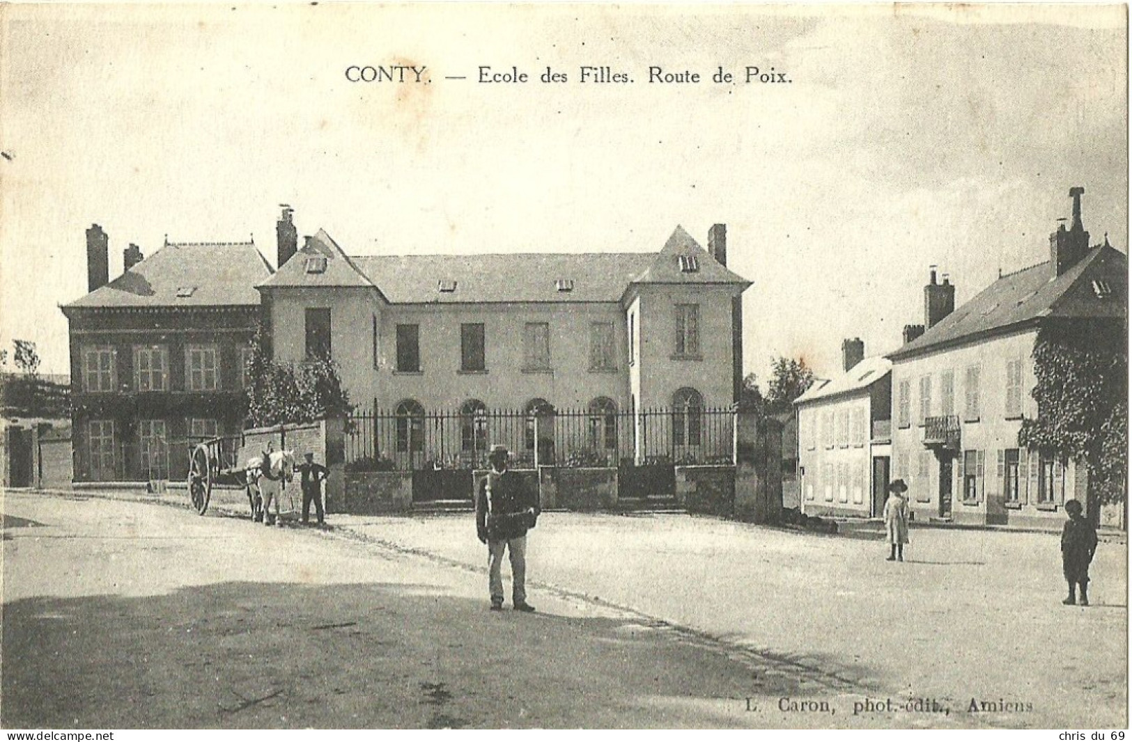Conty Ecole Des Filles Route De Poix - Conty