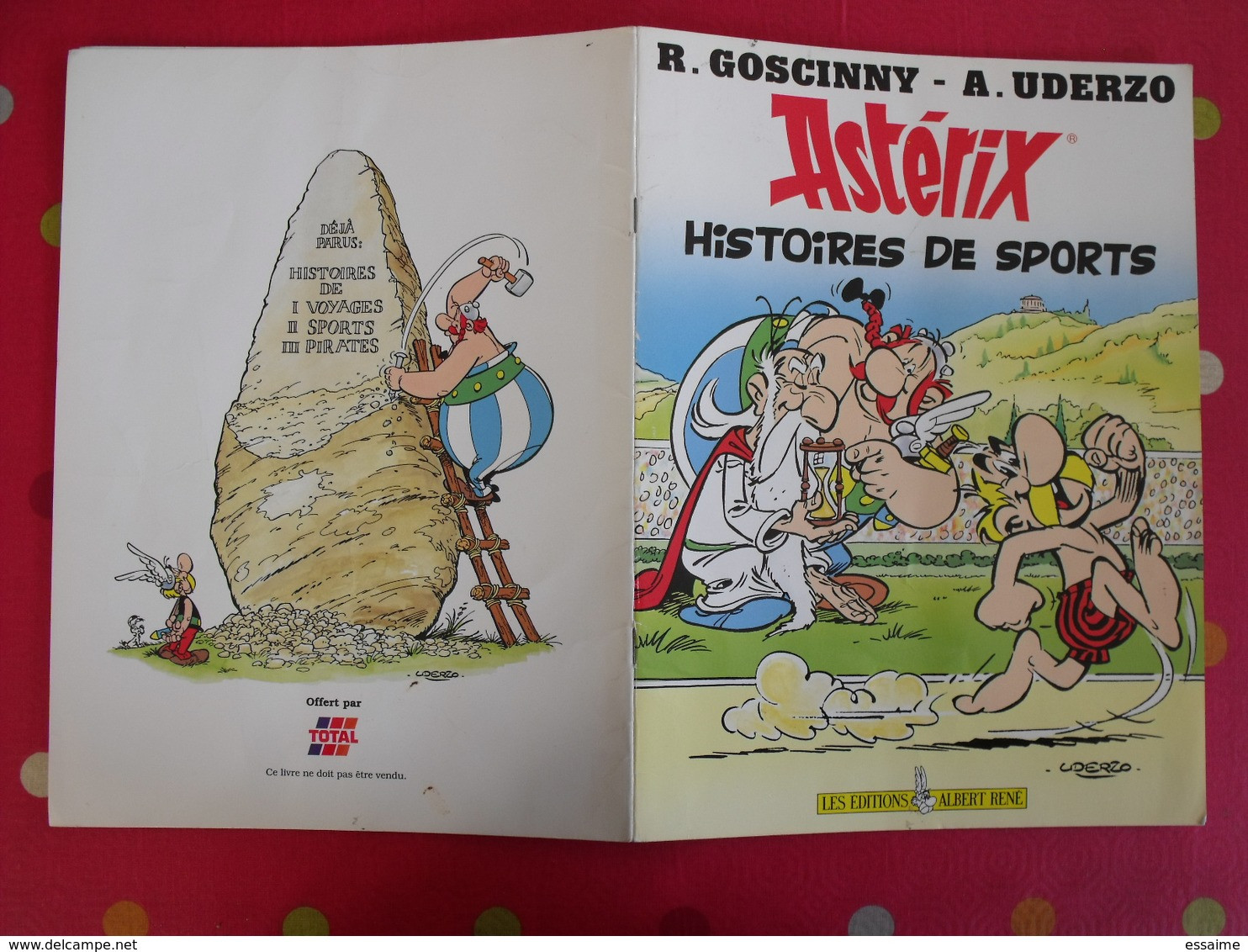 Astérix, Histoire De Sports. Goscinny Et Uderzo. éditions Albert-René. Offert Par Total. 1992 - Astérix