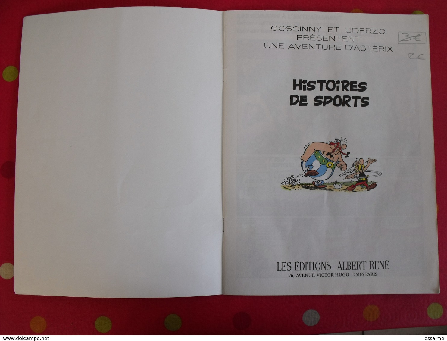 Astérix, Histoire De Sports. Goscinny Et Uderzo. éditions Albert-René. Offert Par Total. 1992 - Asterix