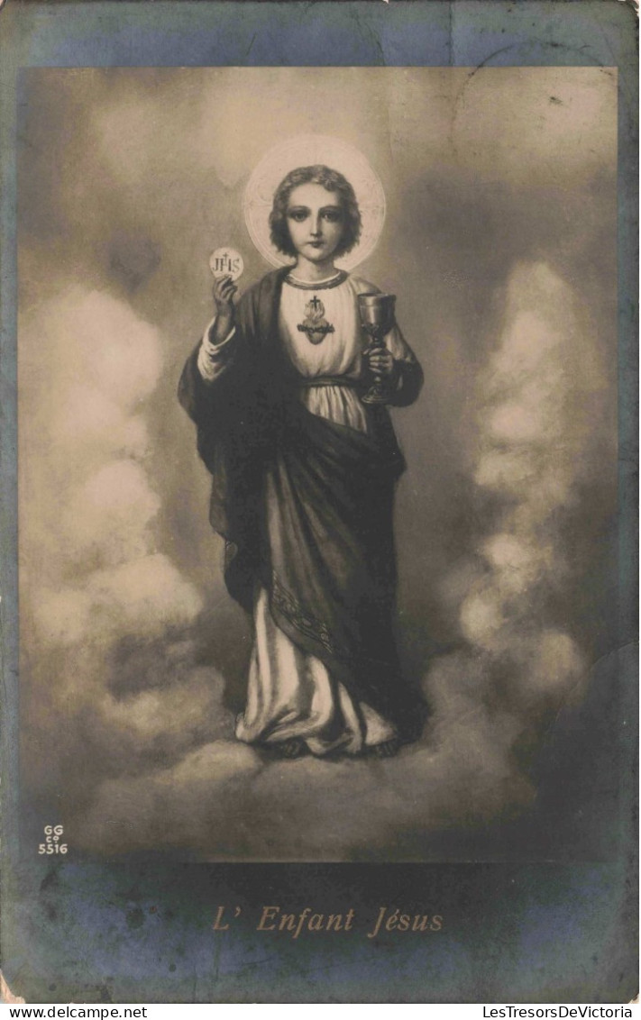 RELIGIONS ET CROYANCES - Christianisme - L'Enfant Jésus - Oblitérée à FAYT-LEZ-SENEFFE En 1913 - Carte Postale Ancienne - Jésus