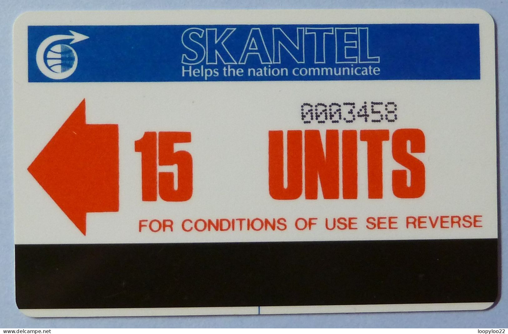 ST KITTS & NEVIS - Autelca - Skantel - 1st Issue - 1986 - STK-AU1 - 15 Units - Used - St. Kitts & Nevis