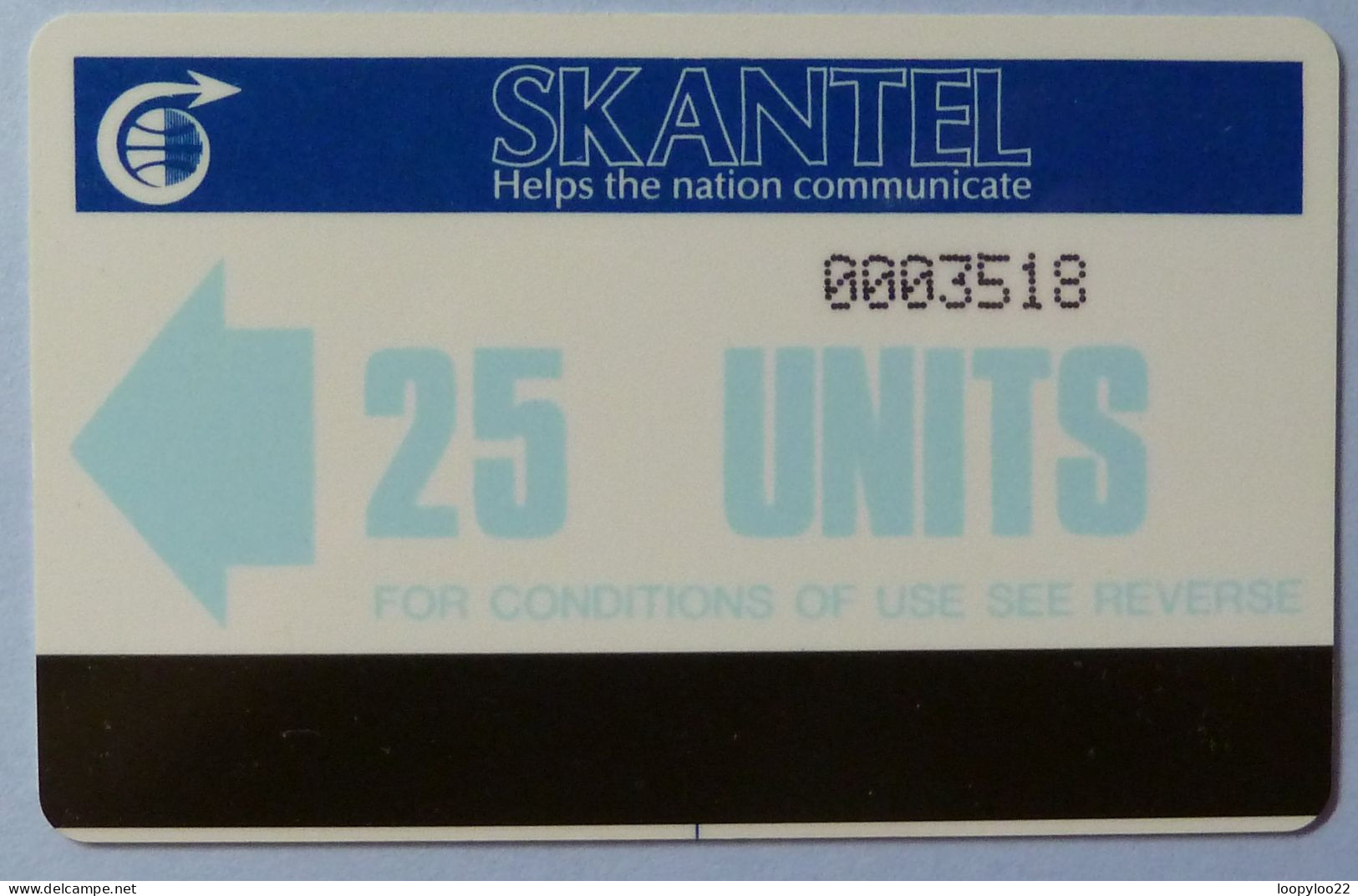 ST KITTS & NEVIS - Autelca - Skantel - 1st Issue - 1986 - STK-AU2 - 25 Units - Used - Saint Kitts & Nevis