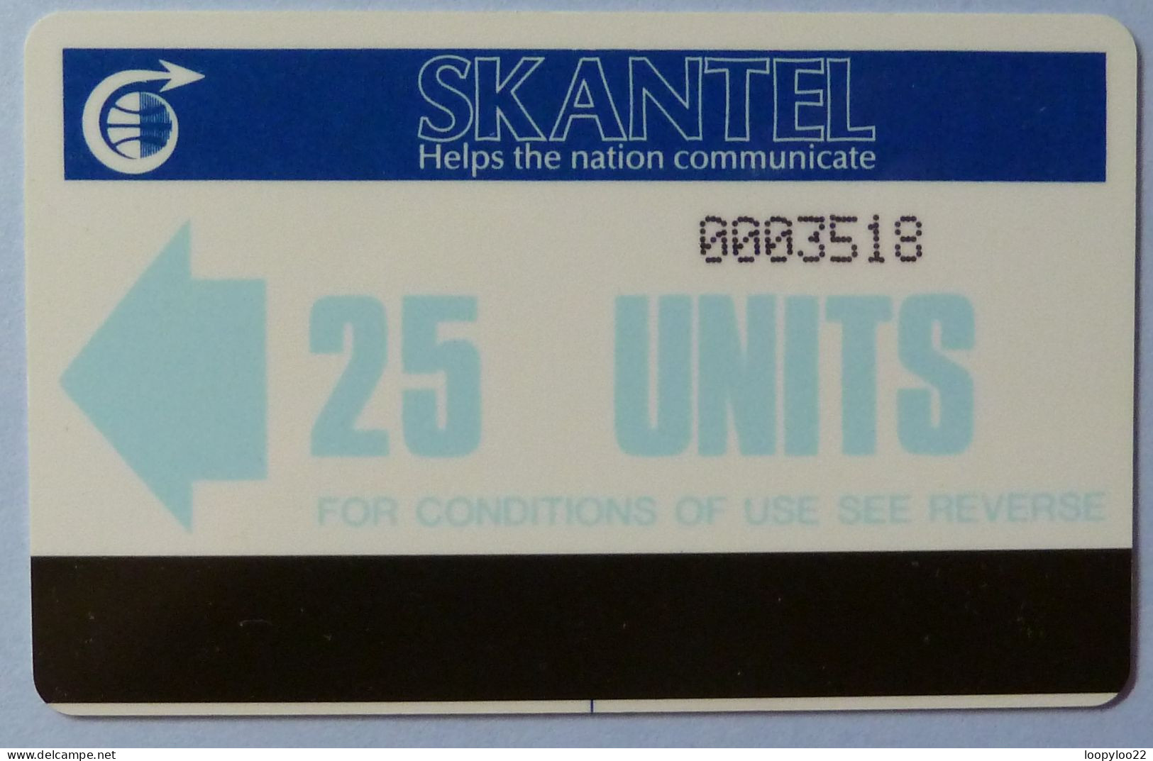 ST KITTS & NEVIS - Autelca - Skantel - 1st Issue - 1986 - STK-AU2 - 25 Units - Used - St. Kitts & Nevis