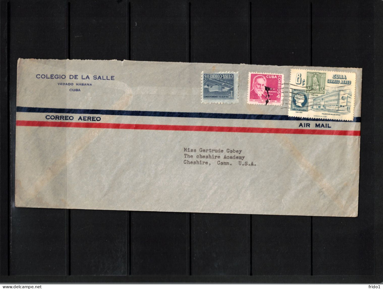 Cuba Interesting Airmail Letter To USA - Poste Aérienne