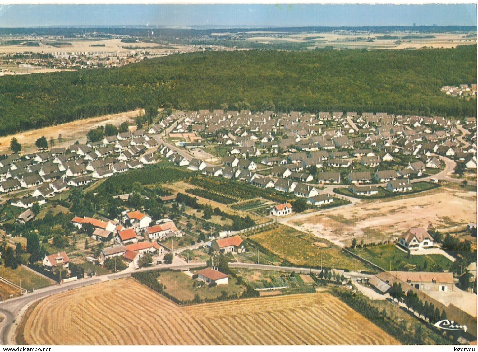 CPM 78 PLAISIR YVELINES LES GATINES VUE AERIENNE - Plaisir