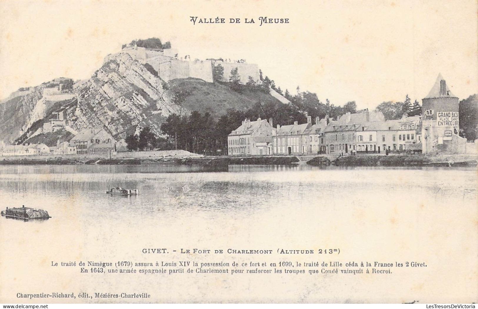 FRANCE - 08 - GIVET - Le Fort De Charlemont - Edit Charpentier Richard - Carte Postale Ancienne - Givet