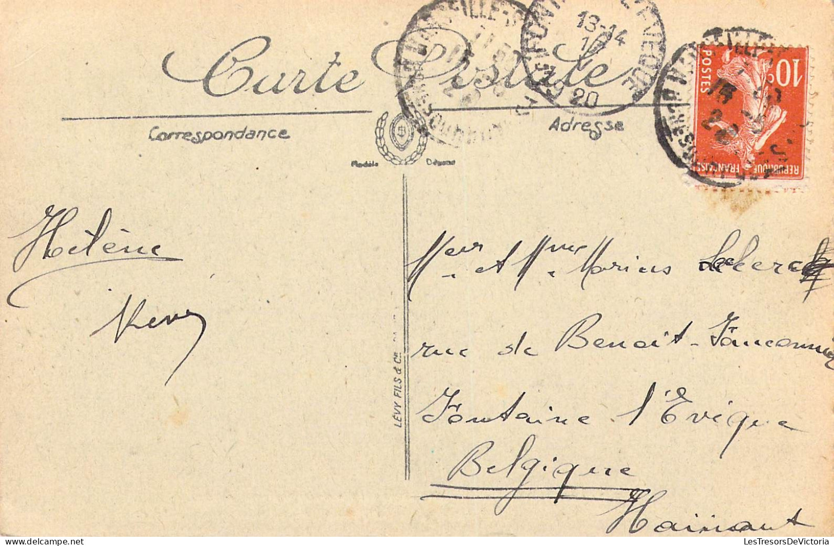 FRANCE - 13 - MARSEILLE - Le Château D'If - Arrivée D'un Courrier Par Gros Temps - LL - Carte Postale Ancienne - Kasteel Van If, Eilanden…
