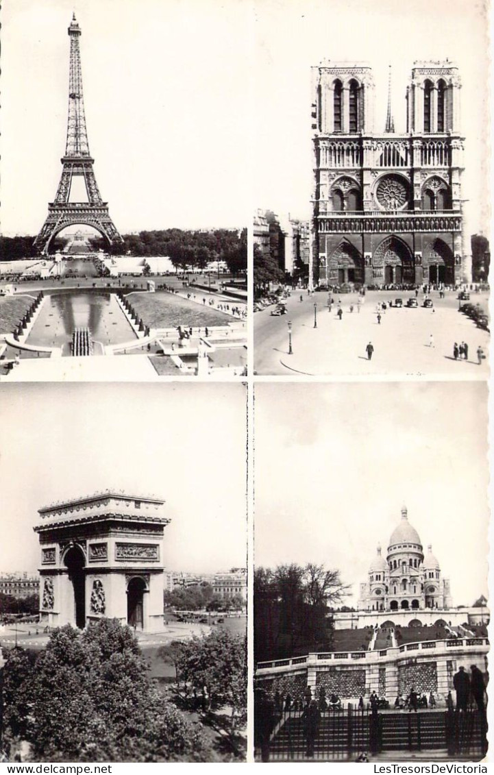 FRANCE - 75 - PARIS - Multi Vues - Carte Postale Ancienne - Multi-vues, Vues Panoramiques