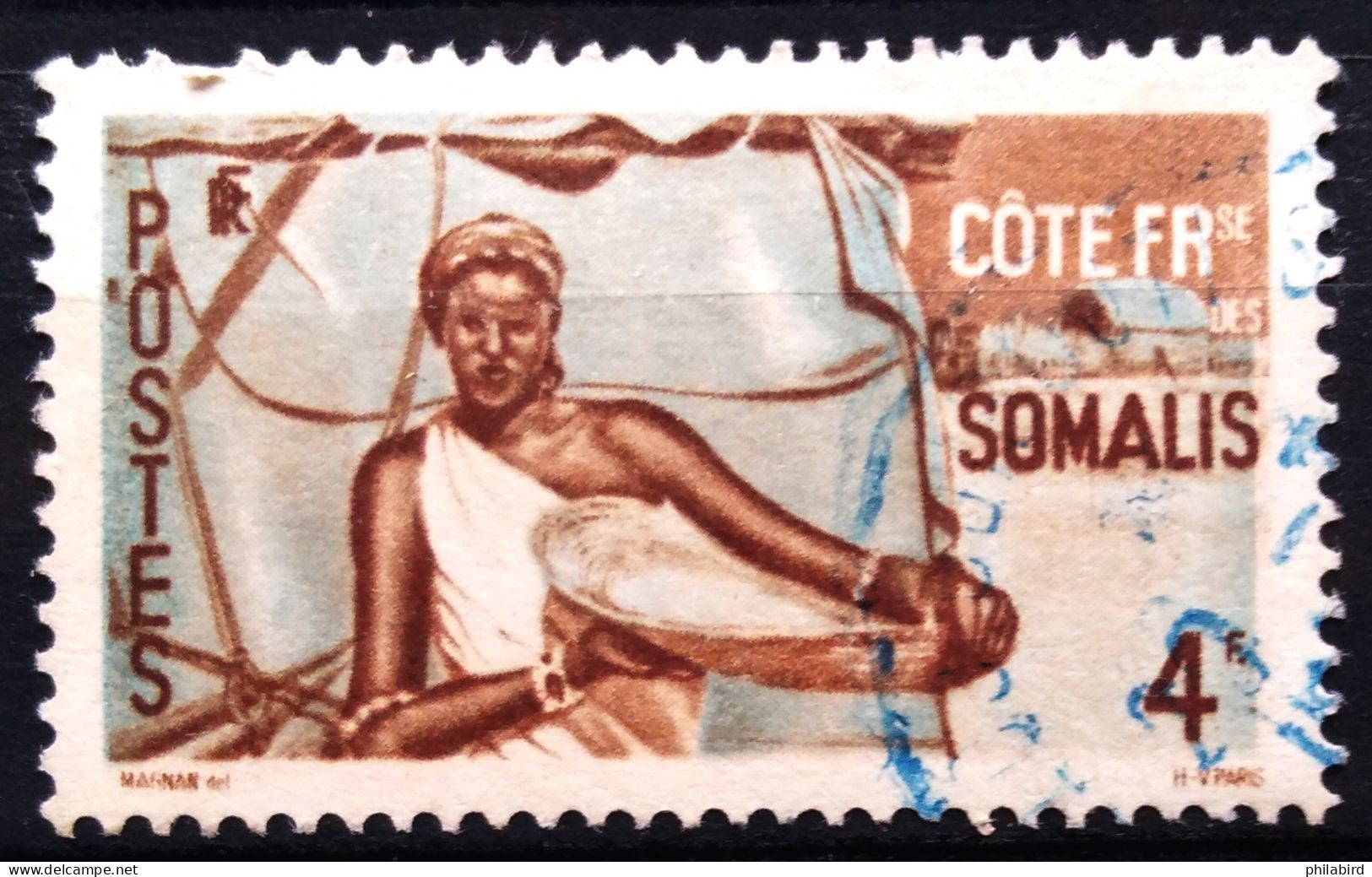 COTES DES SOMALIS                      N° 276                         OBLITERE - Oblitérés