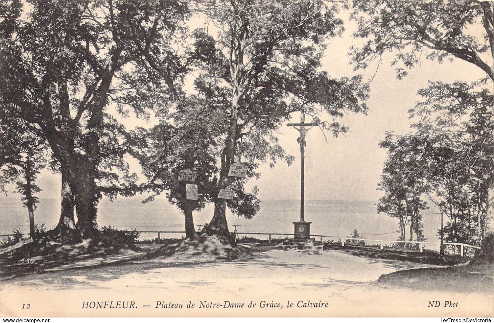 FRANCE - 14 - HONFLEUR - Plateau De Notre Dame De Grace - Le Calvaire - Carte Postale Ancienne - Honfleur