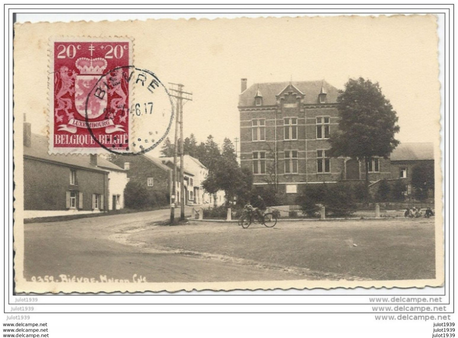 BIEVRE ..-- Maison Communale . 25. 07. 1946 . - Bièvre