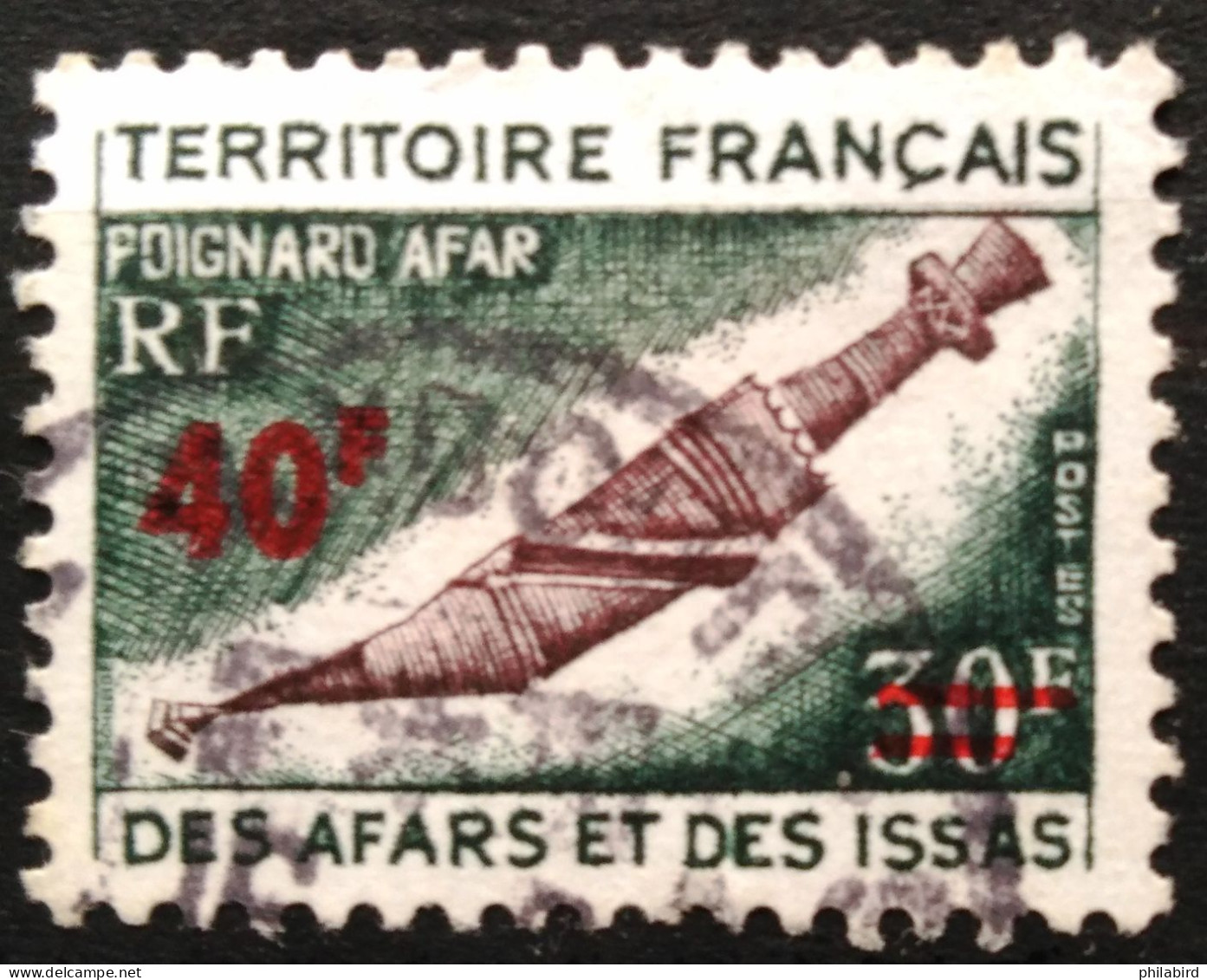 AFARS ET ISSAS                      N° 393                        OBLITERE - Oblitérés