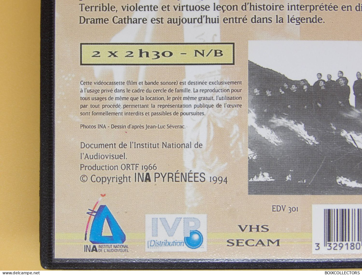 Coffret 2 Cassettes VHS - « LES CATHARES » Stellio Lorenzi, Castelot, Decaux 1994 - Geschiedenis