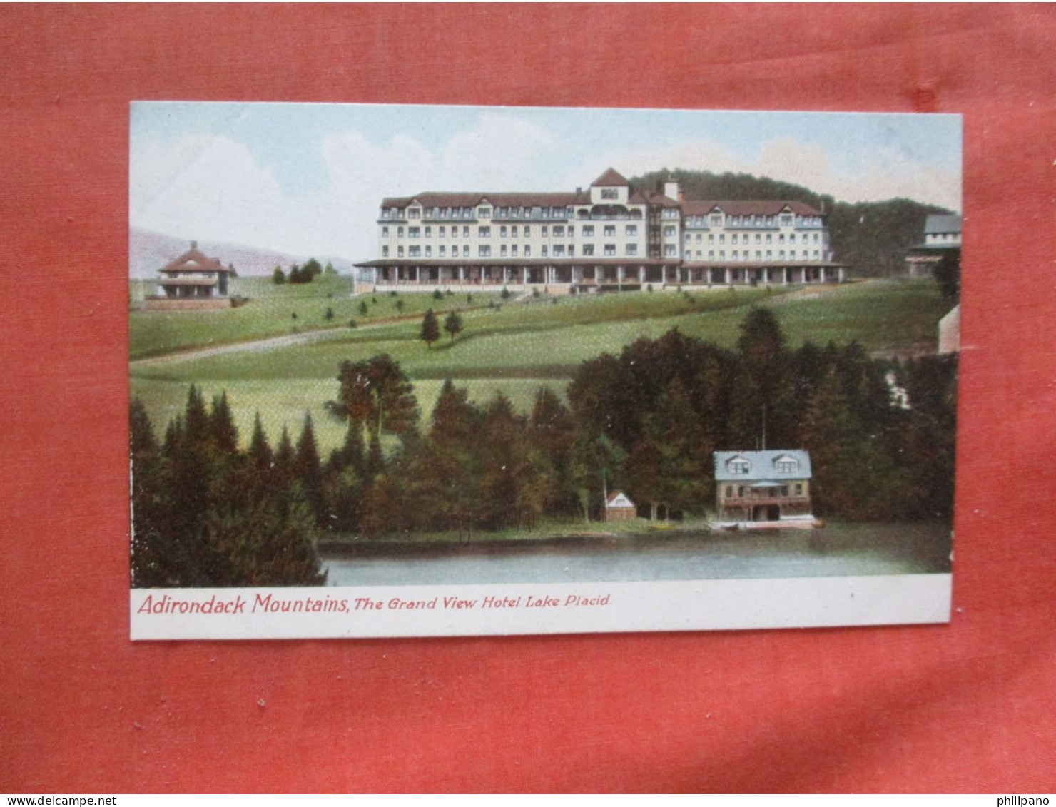 The Grand View Hotel. Lake Placid.  Adirondack  Mountains.    New York   Ref 6138 - Adirondack