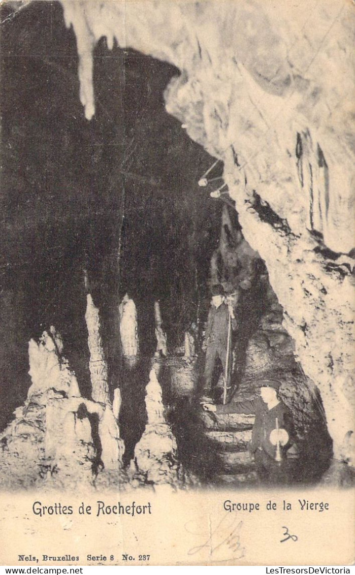 Belgique  - ROCHEFORT  - Grottes De Rochefort - Groupe De La Vierge - Carte Postale Ancienne - Rochefort