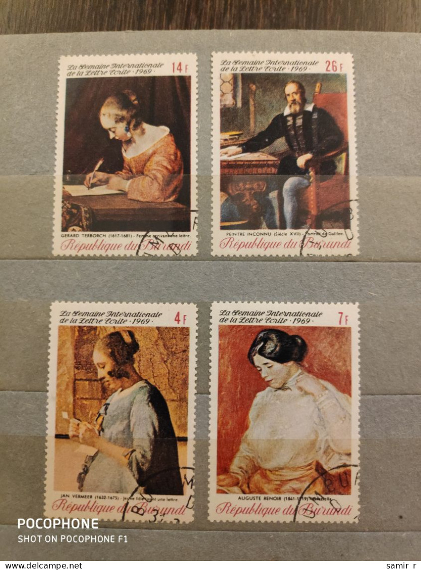 1969 Burundi	Painting (F19) - Used Stamps