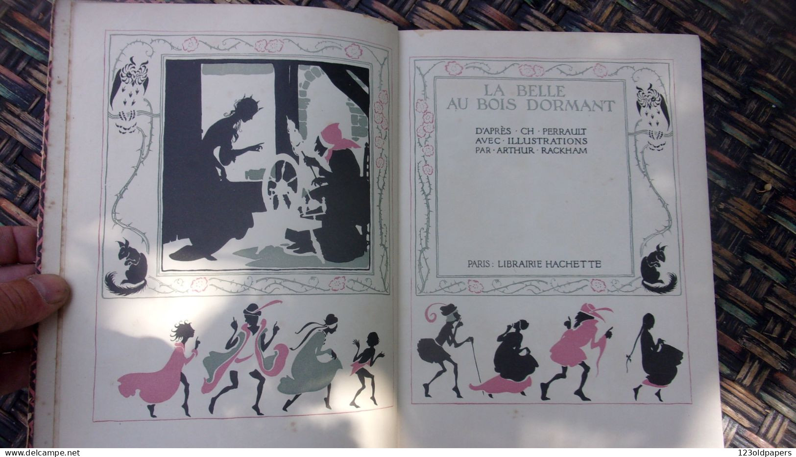 ENFANTINA La belle au bois dormant avec illustrations par Arthur Rackham SANS DATE 1921