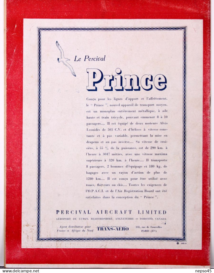 Avion.Revue " L'Air " 1947.répartition Des Crédits Militaires.opinion Général Spaatz.Le Biplace-école M.H. 52 La R.A.F. - Aviation