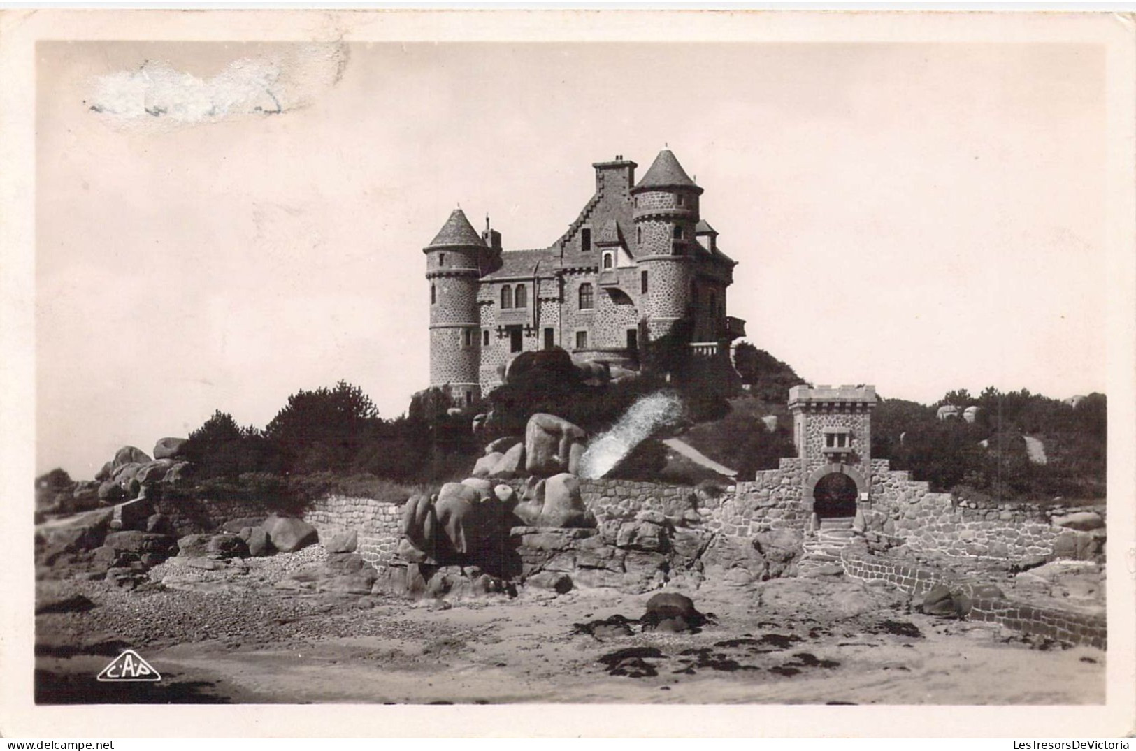 FRANCE - 22 - PLOUMANACH - Le Château De Costaeres - Carte Postale Ancienne - Ploumanac'h