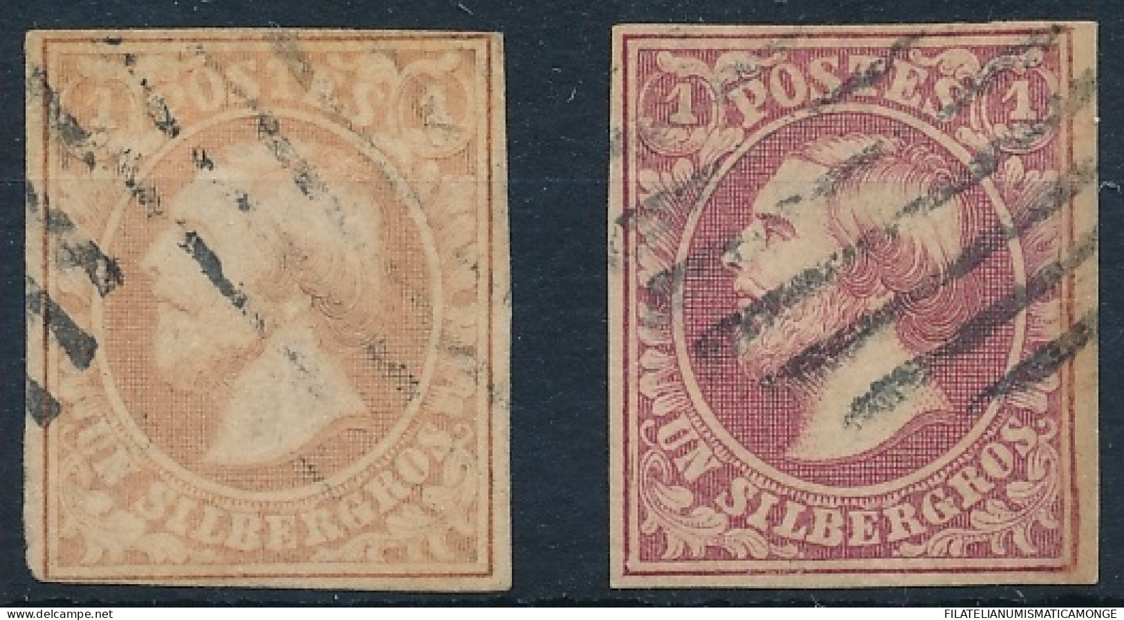 Luxemburgo 1852 Correo 2/2a US Guillaume III  - Other & Unclassified