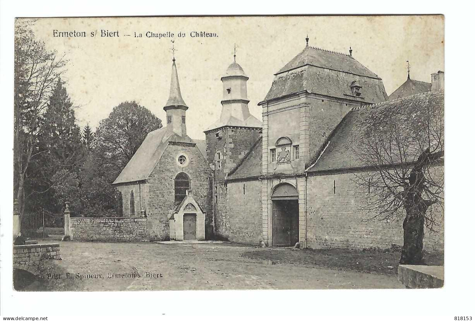 Ermetont S/ Biert  -  La Chapelle Du Château 1905 - Mettet