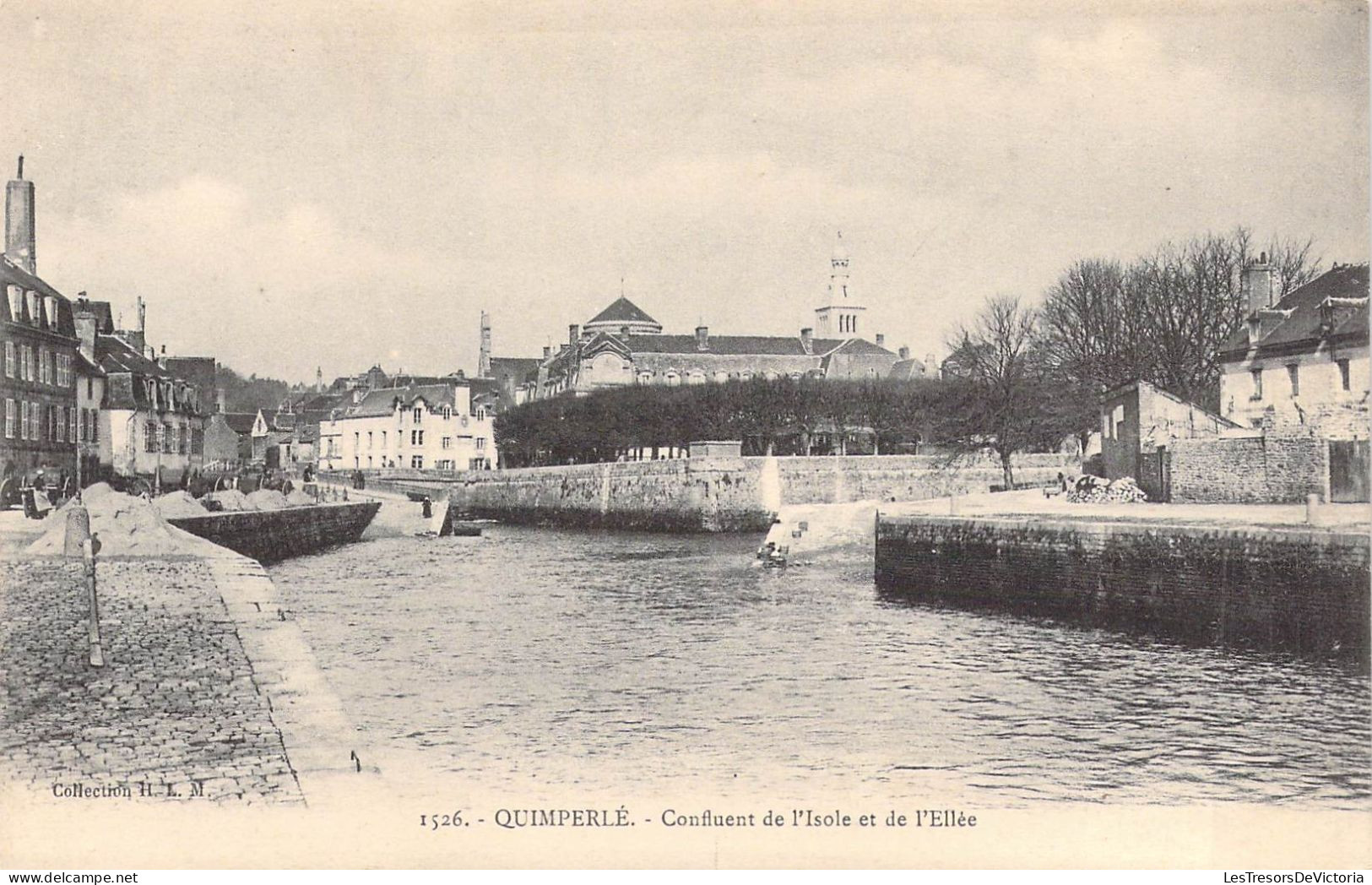 FRANCE - 29 - QUIMPERLE - Confluent De L'Isole Et De L'Ellée - Carte Postale Ancienne - Quimperlé