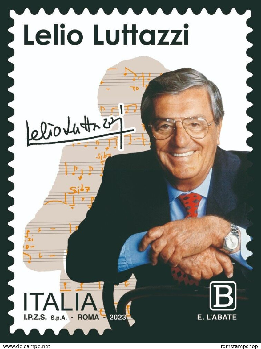 Italy 2023 Lelio Luttazzi,Composer,Pianist,Conductor, Showman,Music,Cinema,MNH - Musique