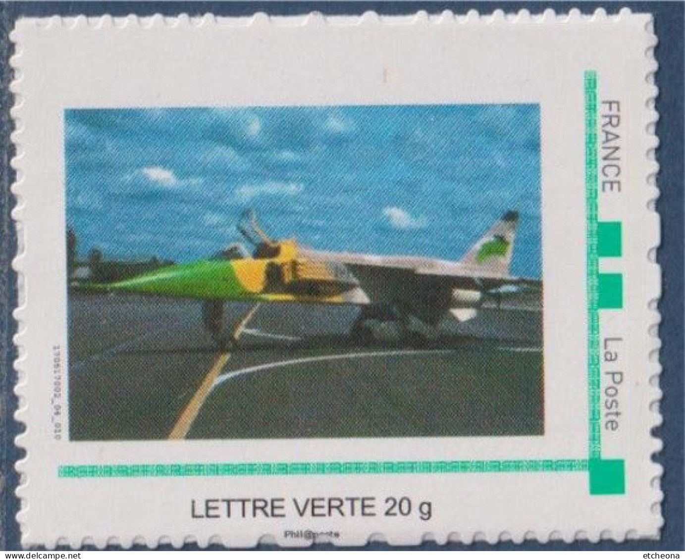 Avion Jaguar EC 4-11 Basé à Mérignac (33) Neuf émis Lors Des 40 Ans De La BA 106 Les 13/14 Mai 2017 - Unused Stamps